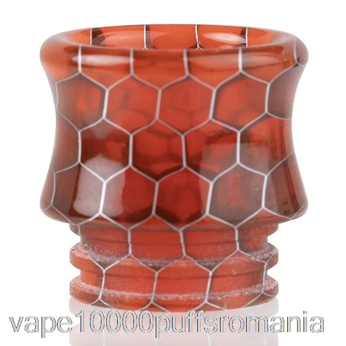 Vape Romania 810 Crown Snake Skin Resin Drip Tip Roșu